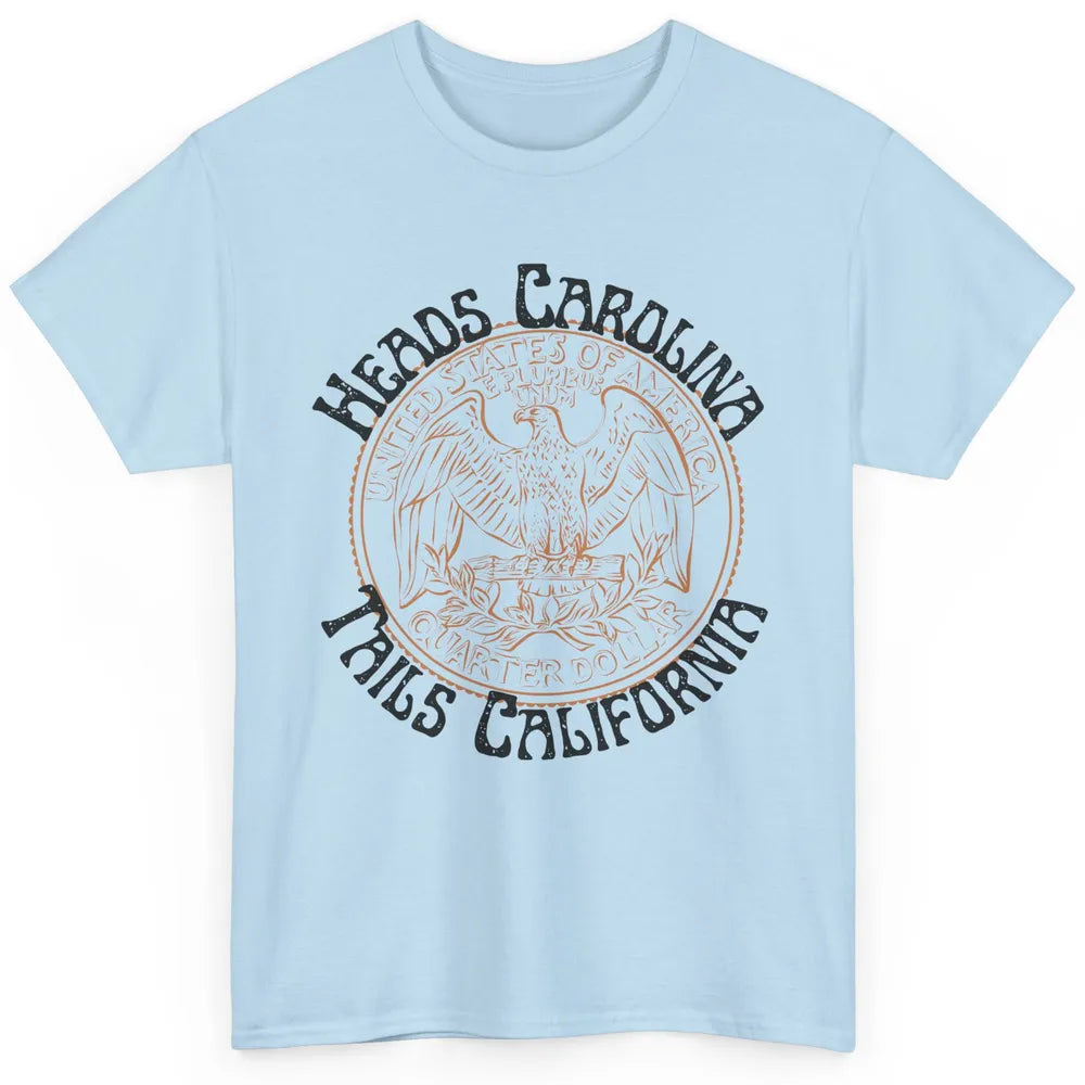 Vintage Heads Carolina Tail California US Western Country Classic Unisex T-Shirt