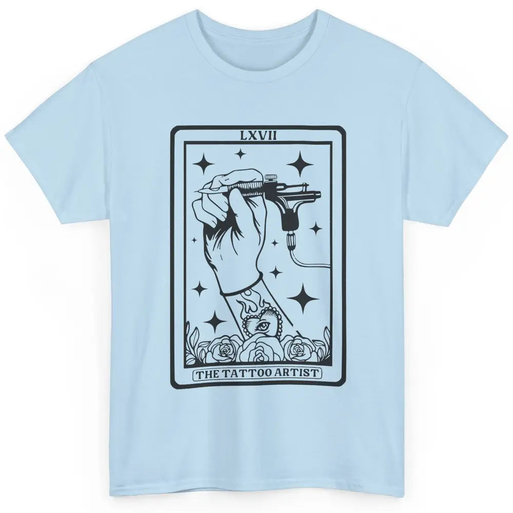 Tattoo Artist Tarot Card Beautician Tattoo Machine Halloween Classic Unisex T-Shirt