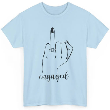 Engaged AF Bride To Be Wedding Ring Future Mrs. Bachelorette Classic Unisex T-Shirt