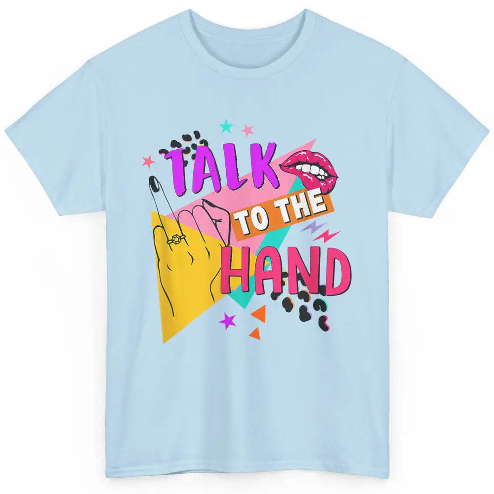 Talk To Hand Bride Retro 90s Bachelorette Bridal Engagement Classic Unisex T-Shirt