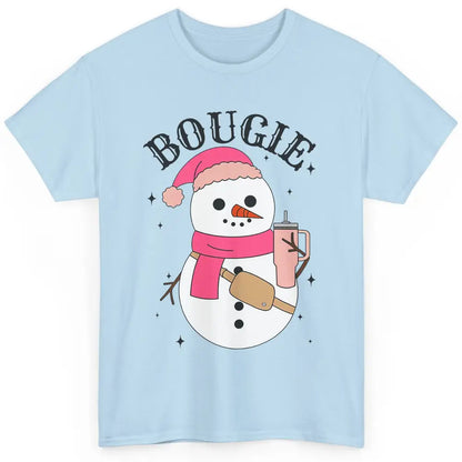 Funny Christmas Boo-jee Snowman Bougie Christmas Winter Classic Unisex T-Shirt