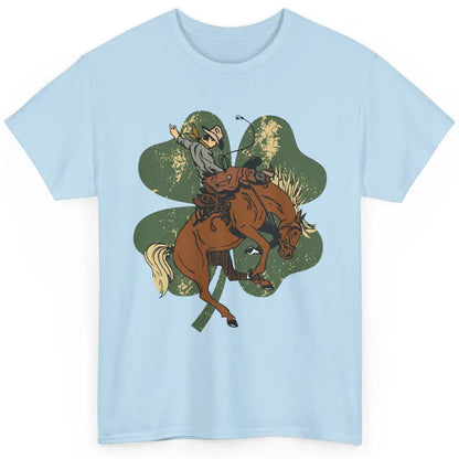 Cowboy Bronc Horsing Shamrocks St. Patricks Day Western Classic Unisex T-Shirt