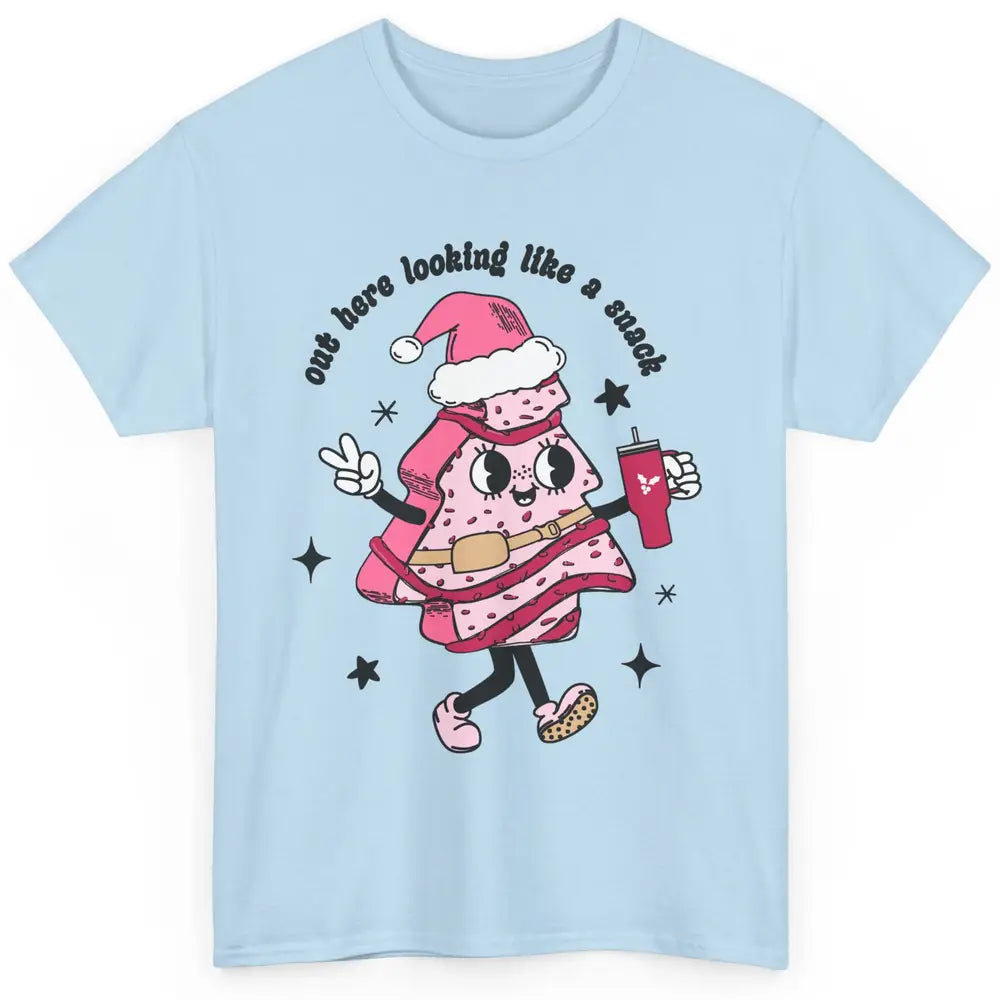 Funny Boo-jee Christmas Tree Cake Out Here Look Like A Snack Classic Unisex T-Shirt