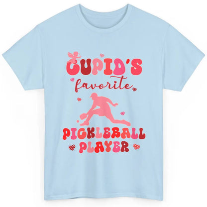 Cupid's Favorite Pickleball Player Happy Valentines Day Love Classic Unisex T-Shirt