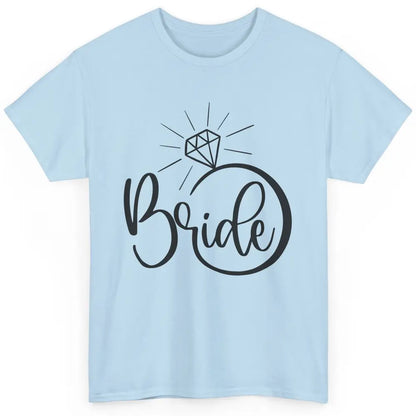 Bride To Be Wedding Ring Future Mrs. Engagement Bachelorette Classic Unisex T-Shirt