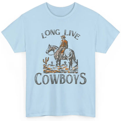 Desert Cowboy Retro Riding Horse Howdy Western Country Rodeo Classic Unisex T-Shirt