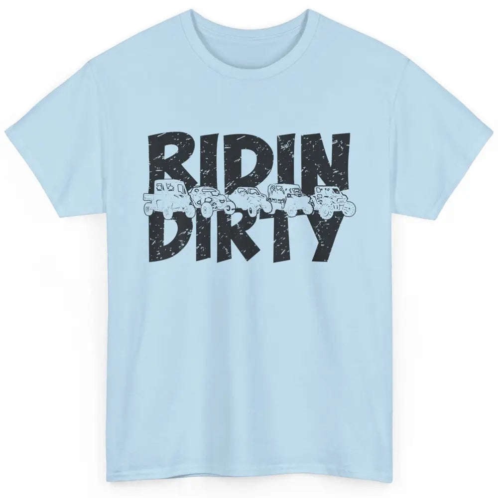 Retro UTV SXS Rider Riding Dirty ATV Offroad Riding SXS Life Classic Unisex T-Shirt