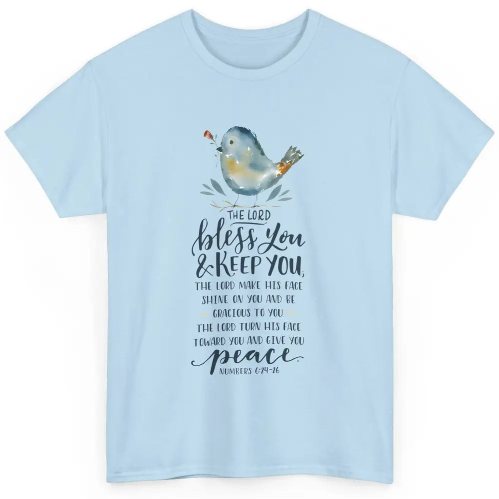 Christian The Lord Bless You Keep You Bible Verse Religious Classic Unisex T-Shirt