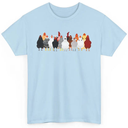 Funny Chicken Farm Animal Chicken Lovers Gift For Farmer Classic Unisex T-Shirt