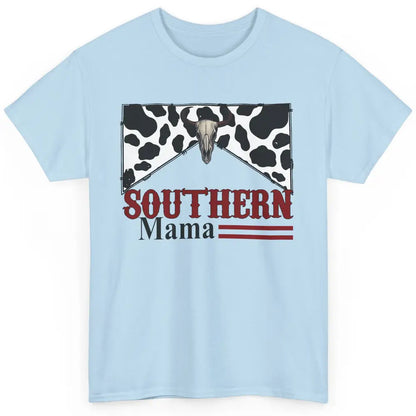 Cowhide Bull Skull Southern Mama Western Country Cowgirl Classic Unisex T-Shirt