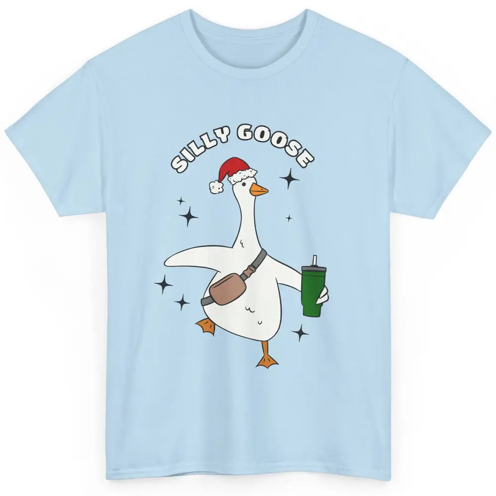 Funny Silly Goose Boojee Christmas Goose Bag And Cup Holiday Classic Unisex T-Shirt