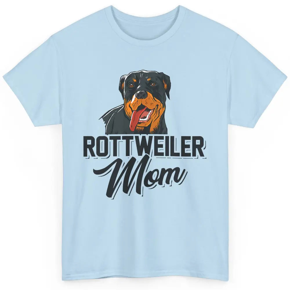 Cute Rottweiler Mom Dog Owner Rotti Fur Pet Mothers Day Mama Classic Unisex T-Shirt