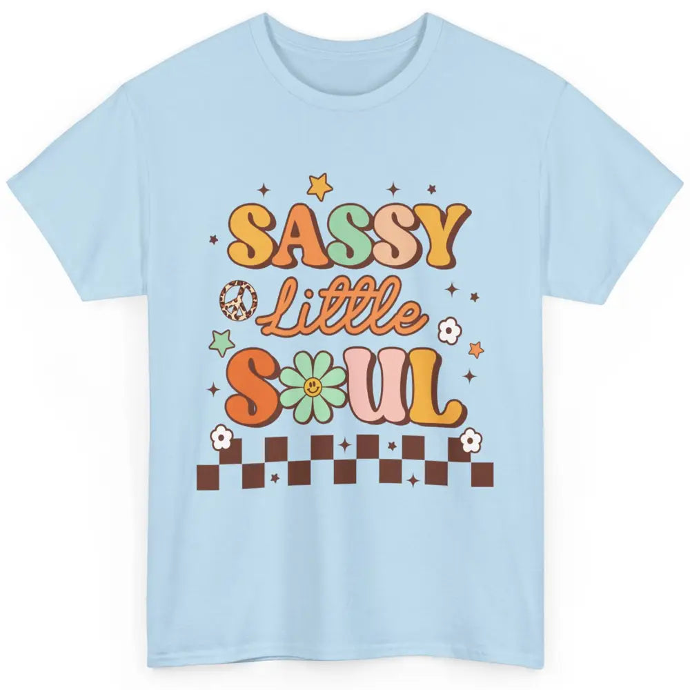 Sassy Little Soul Retro 60s Groovy Hippie Daisy Peace Boho Classic Unisex T-Shirt