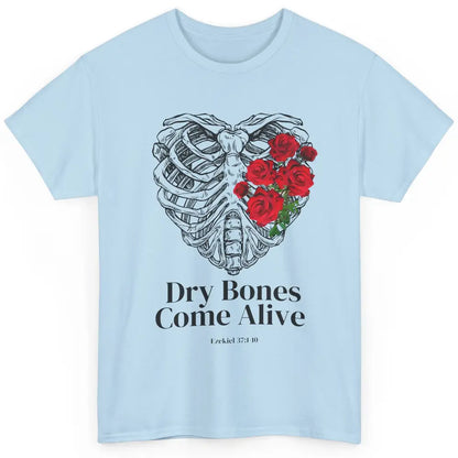 Floral Rib Cage Dry Bones Come Alive Bible Verse Christian Classic Unisex T-Shirt