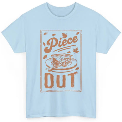 Retro Piece Out Pumpkin Pie Thanksgiving Dinner Fall Food Classic Unisex T-Shirt