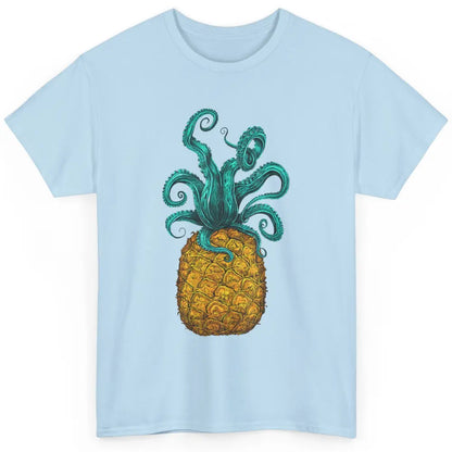 Cute Hawaiian Octopus Pineapple Aloha Beach Hawaii Island Classic Unisex T-Shirt