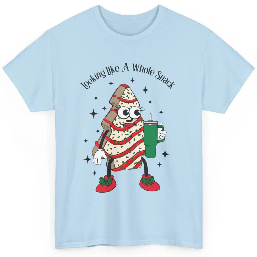 Funny Christmas Tree Cake Out Here Look Like A Snack Classic Unisex T-Shirt