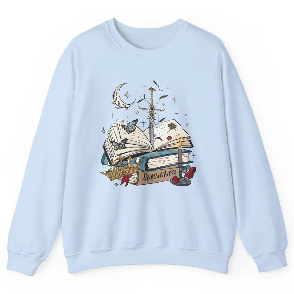 Bookish Romance Reader Librarian Literature Gothic Bookworm Unisex Crewneck Sweatshirt