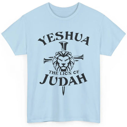 Yeshua Jesus Cross Lion Of Judah Christian Faith Religious Classic Unisex T-Shirt