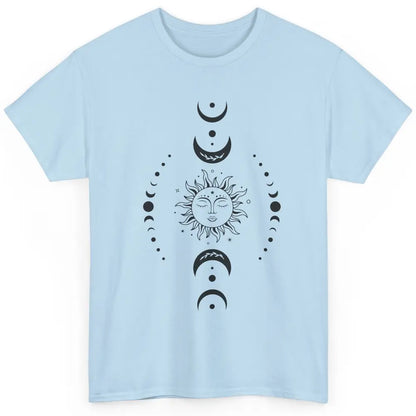 Boho Sun And Moon Hippie Girl Peace Lovers Halloween Costume Classic Unisex T-Shirt