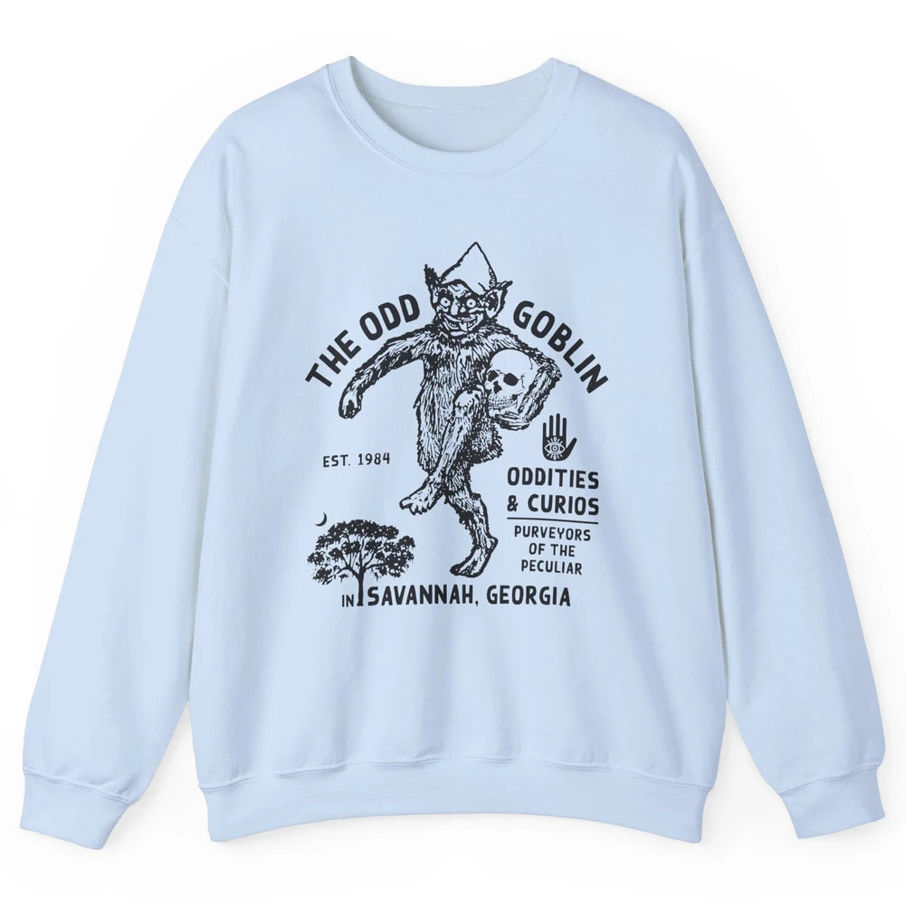 Vintage The Odd Goblin Est 1984 Oddities Savannah Georgia Unisex Crewneck Sweatshirt