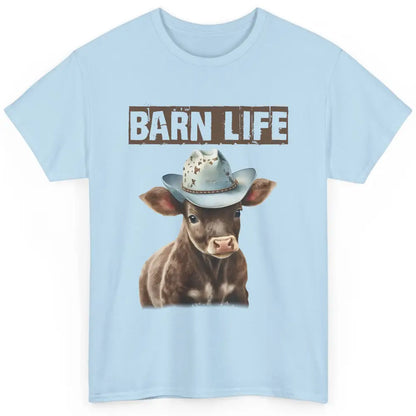 Cute Cow Barn Life Cowboy Hat Little Cowboy Western Boy Classic Unisex T-Shirt