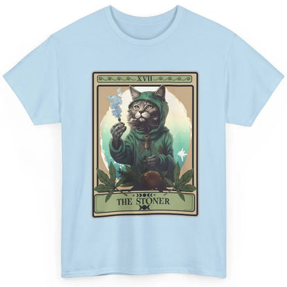 Vintage The Stoner Cat Tarot Card Weed Cannabis Marijuana Classic Unisex T-Shirt