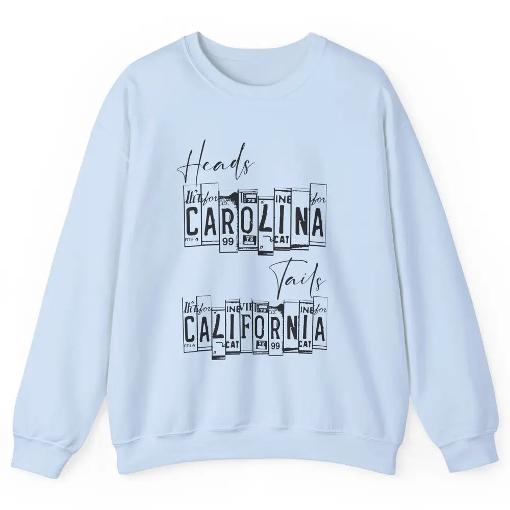 Vintage Heads Carolina Tail California Western Country Music Unisex Crewneck Sweatshirt