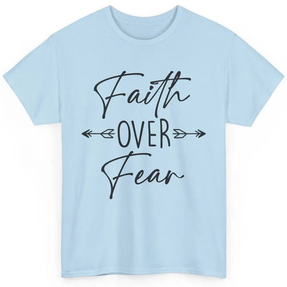 Faith Over Fear Western Christian Religious Jesus Lovers Classic Unisex T-Shirt