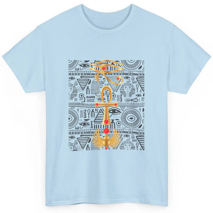 Cool Ancient Egyptian Eye Of Horus Ankh Scarab Egypt History Classic Unisex T-Shirt