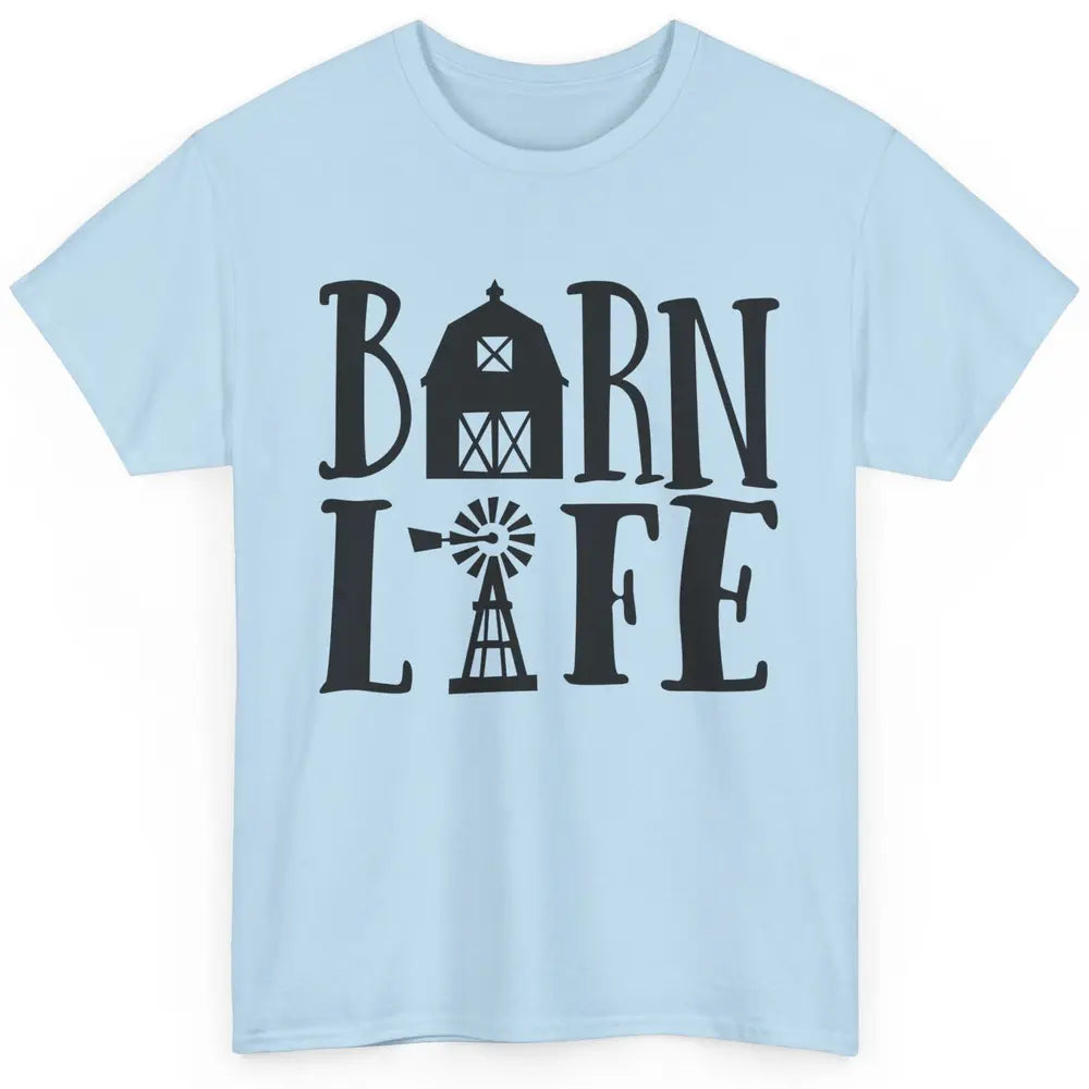 Farmhouse Barn Life Small Town Farm Animals Western Country Classic Unisex T-Shirt