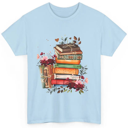 Books Floral Librarian Book Wildflower Bookworm Book Lovers Classic Unisex T-Shirt