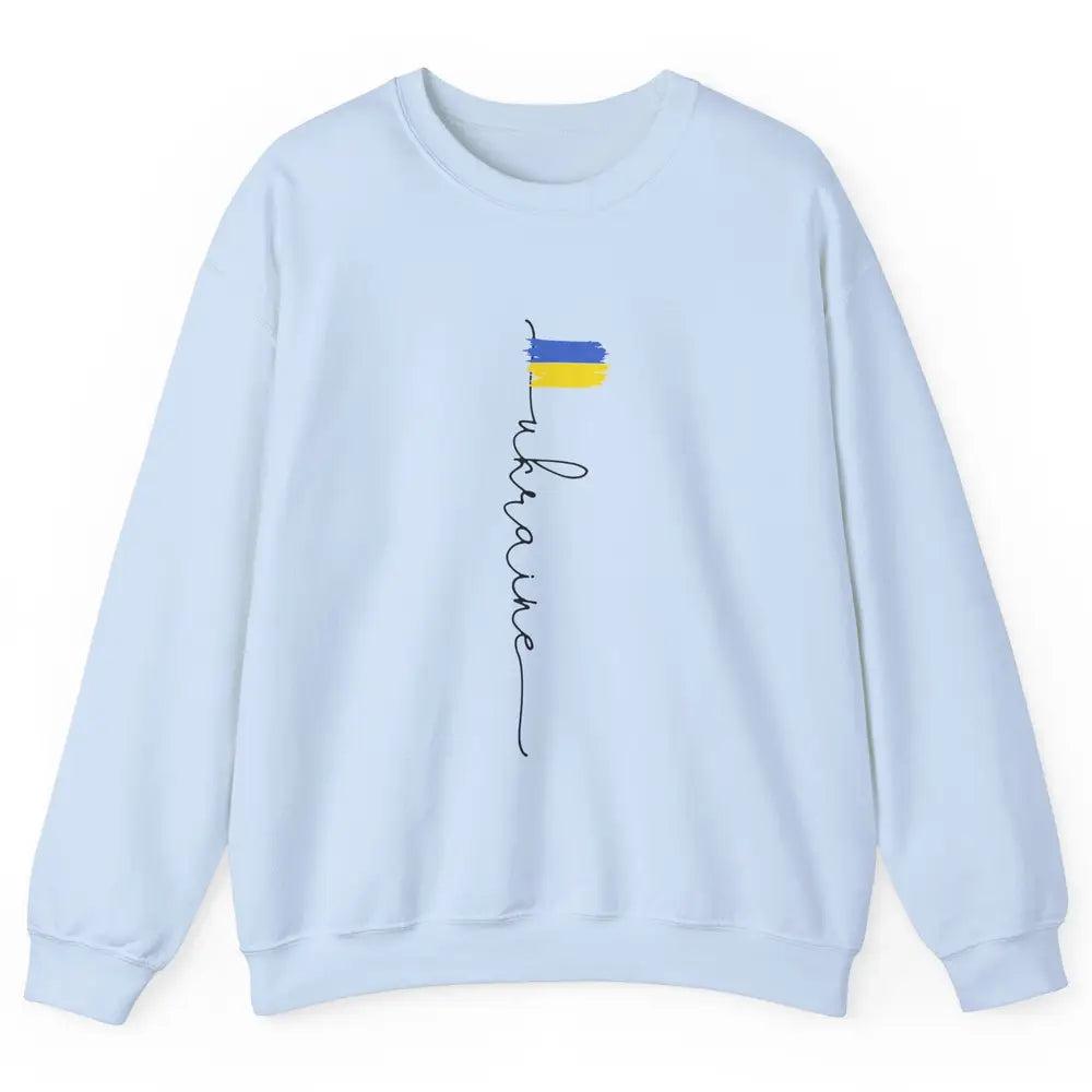 Ukraine Flag Support for Ukraine Ukraine Travel Lovers Gift Unisex Crewneck Sweatshirt