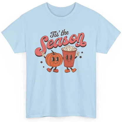 Retro Pumpkin Spice Fall Tis The Season Autumn Thanksgiving Classic Unisex T-Shirt