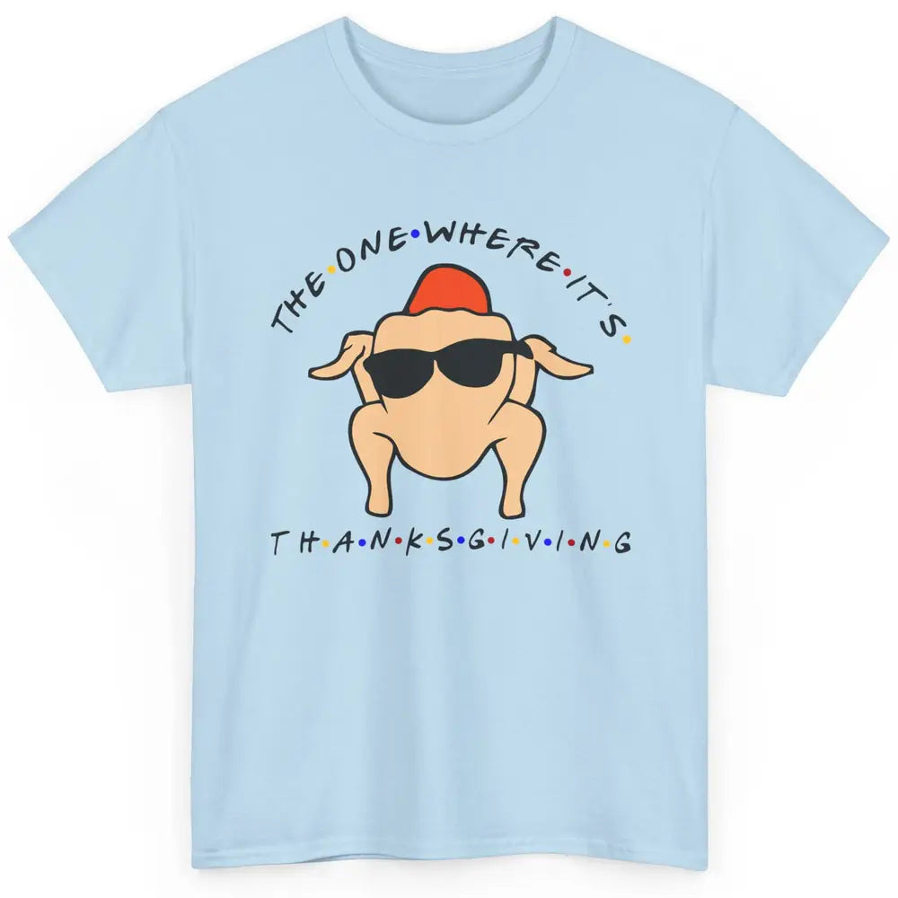 Funny Thanksgiving Crew Turkey Chicken Thanksgiving Dinner Classic Unisex T-Shirt