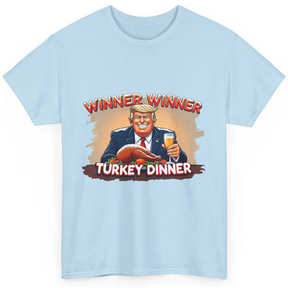 Funny Trump Winner Turkey Dinner Thanksgiving Donald Trump President Republican Classic Unisex T-Shirt