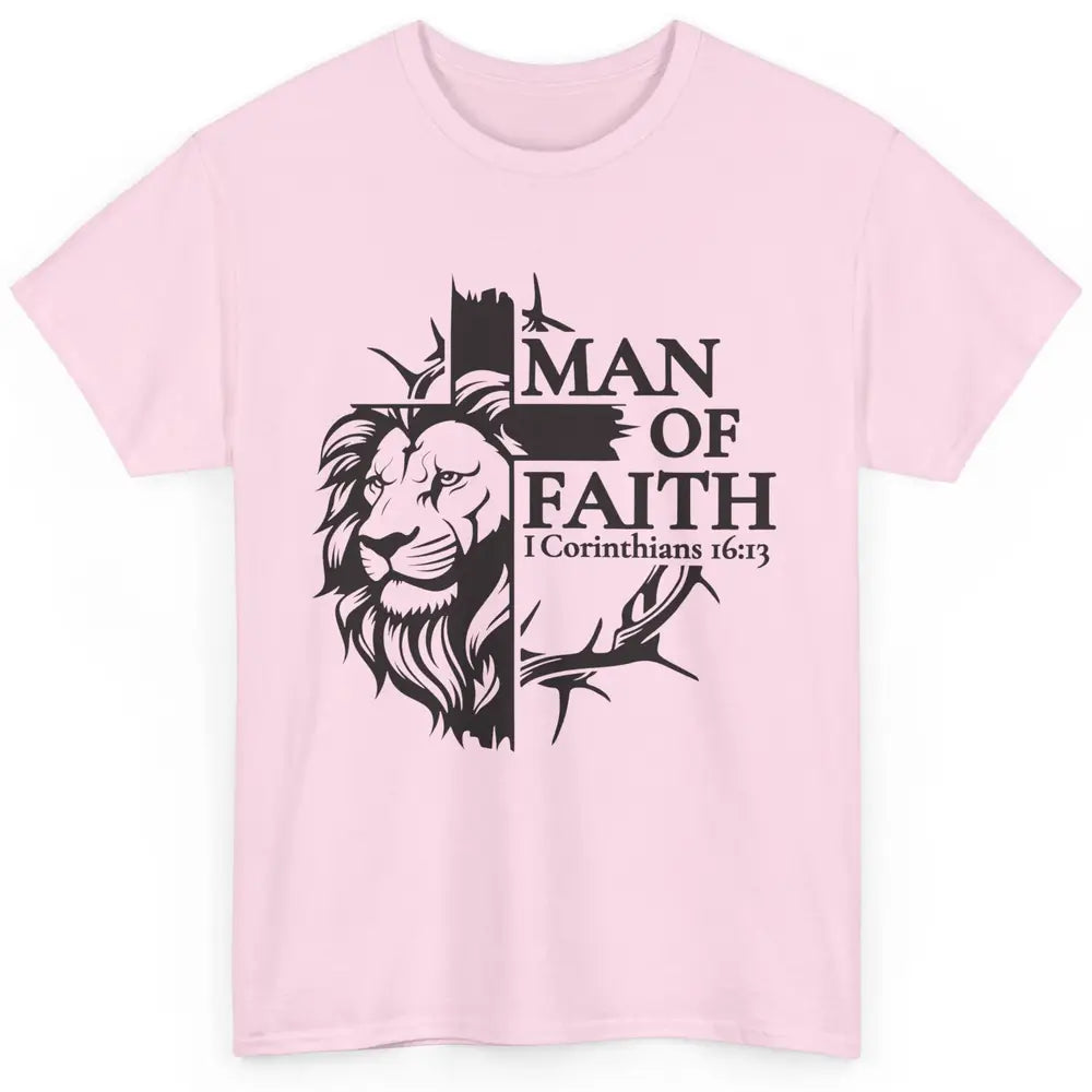 Yeshua Lion Of Judah Man Of Faith Bible Christian Religious Classic Unisex T-Shirt