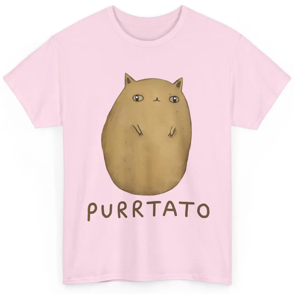 Funny Cat Potato Parody Costume Cat Mom Humorous Sarcastic Classic Unisex T-Shirt