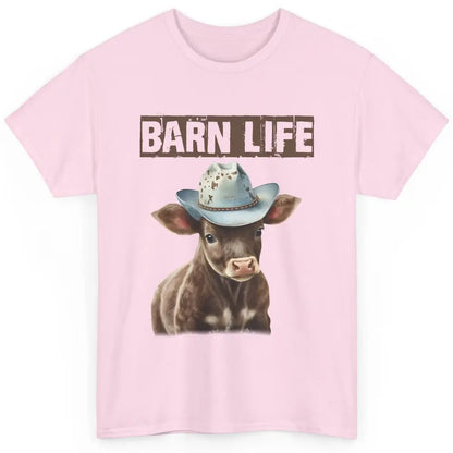 Cute Cow Barn Life Cowboy Hat Little Cowboy Western Boy Classic Unisex T-Shirt