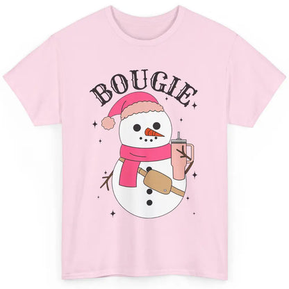 Funny Christmas Boo-jee Snowman Bougie Christmas Winter Classic Unisex T-Shirt