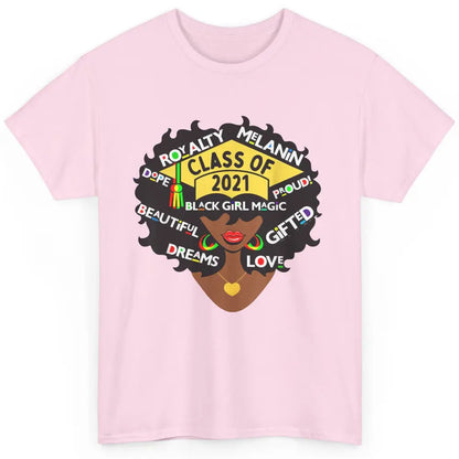 Class Of 2021 Black Educated High School College Graduation Classic Unisex T-Shirt