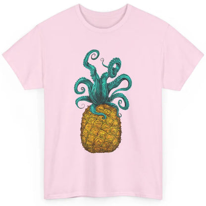 Cute Hawaiian Octopus Pineapple Aloha Beach Hawaii Island Classic Unisex T-Shirt