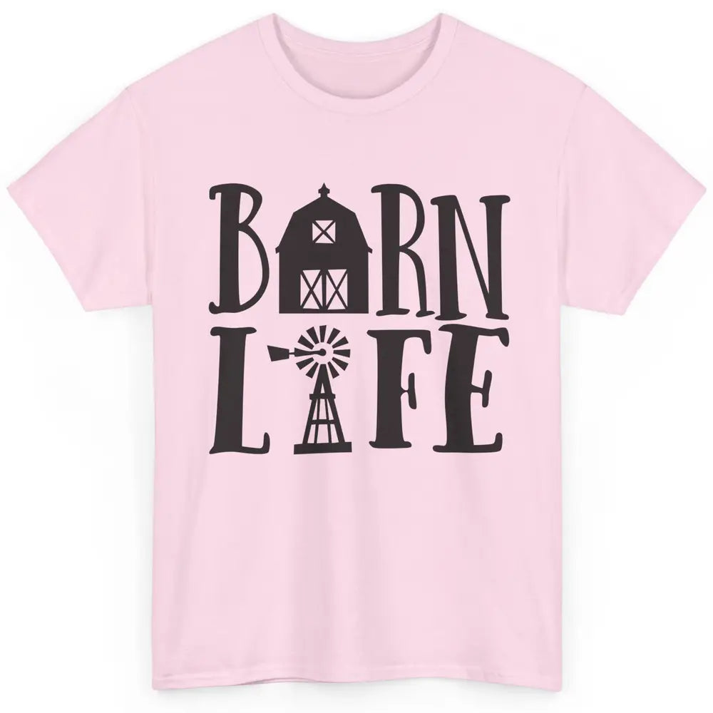 Farmhouse Barn Life Small Town Farm Animals Western Country Classic Unisex T-Shirt