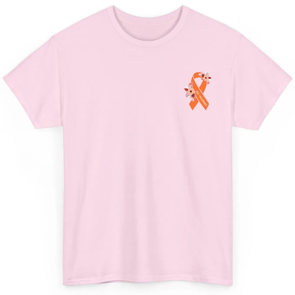 Functional Neurological Disorder Awareness FND Orange Ribbon Classic Unisex T-Shirt