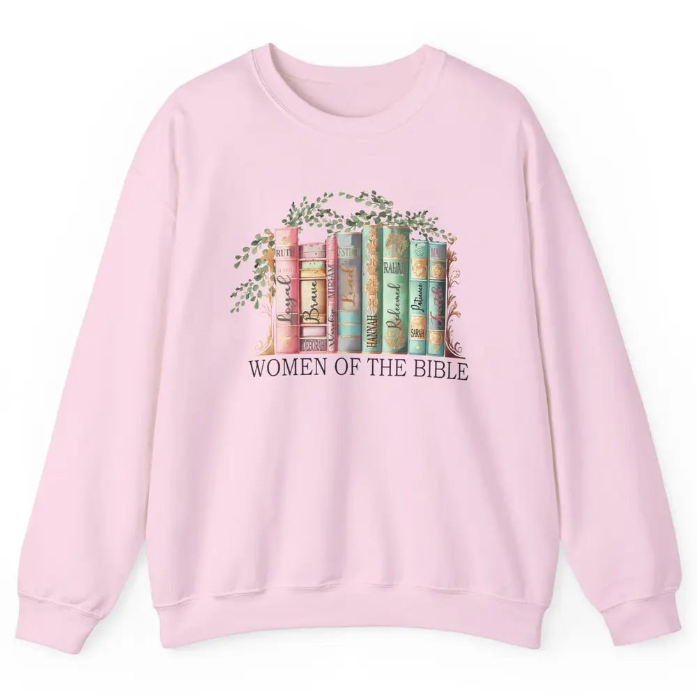 Wildflower Christian Women Of The Bible Religious Book Lover Unisex Crewneck Sweatshirt