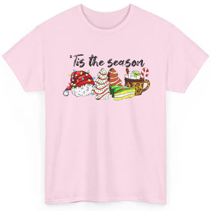 Funny Christmas Tree Tis The Season Cakes Parody Baking Gift Classic Unisex T-Shirt