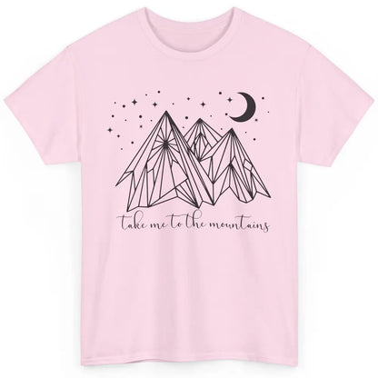 Take Me to the Mountains Boho Hiking Camping Outdoor Gift Classic Unisex T-Shirt