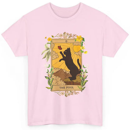 Funny Cat The Fool Tarot Card Halloween Costume Cat Lovers Classic Unisex T-Shirt