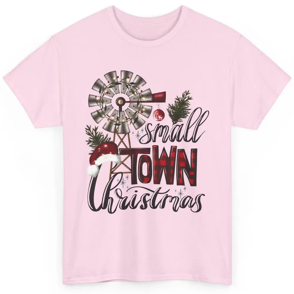 Retro Small Town Christmas Western Hometown Christmas Classic Unisex T-Shirt