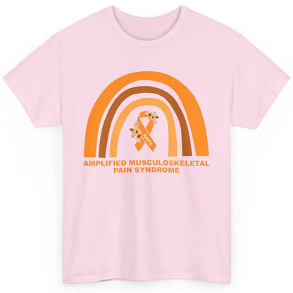 Amplified Musculoskeletal Pain Syndrome AMPS Orange Rainbow Classic Unisex T-Shirt